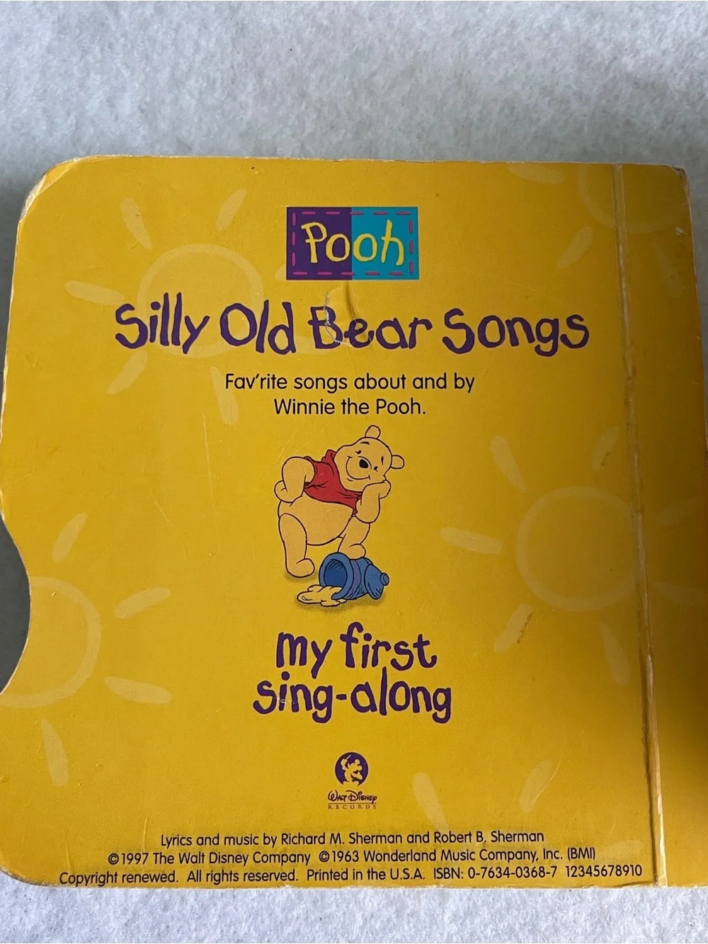 Winnie Pooh Books Set 2 Christmas Friendly Tales 1998 Silly Old Bear Songs 1997